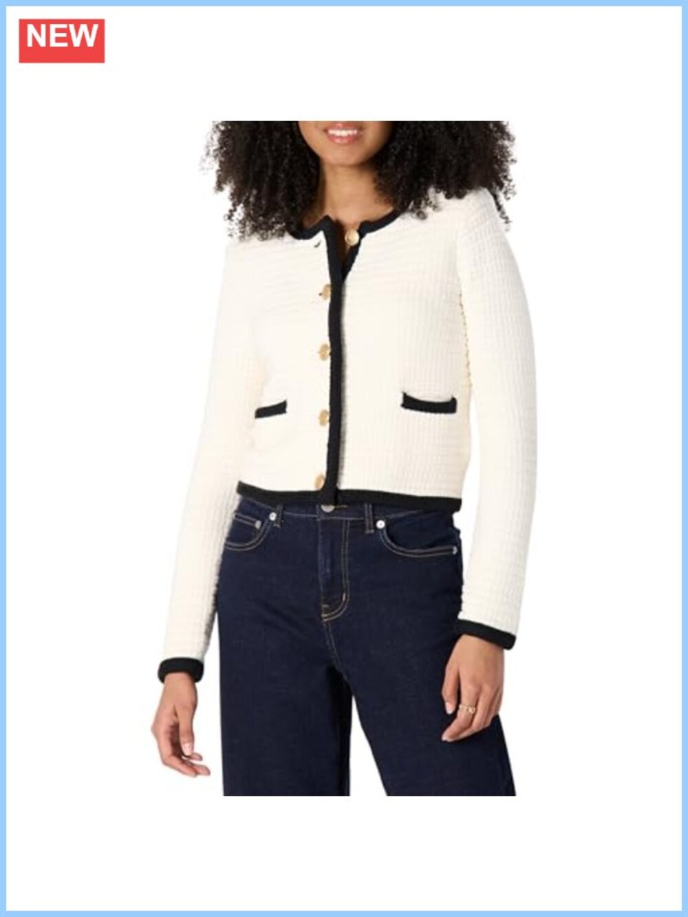 Women's Midweight Cotton Cardigan Sweater Jacket Button Front Gold